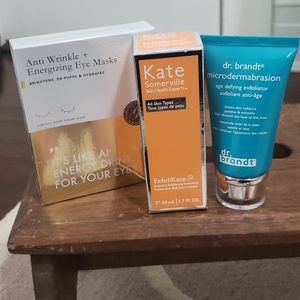 Self Care Package Eye Masks & Exfoliant